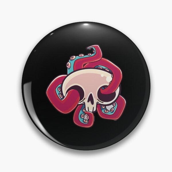 Item preview, Skull with octopus designed and sold by zaher97.