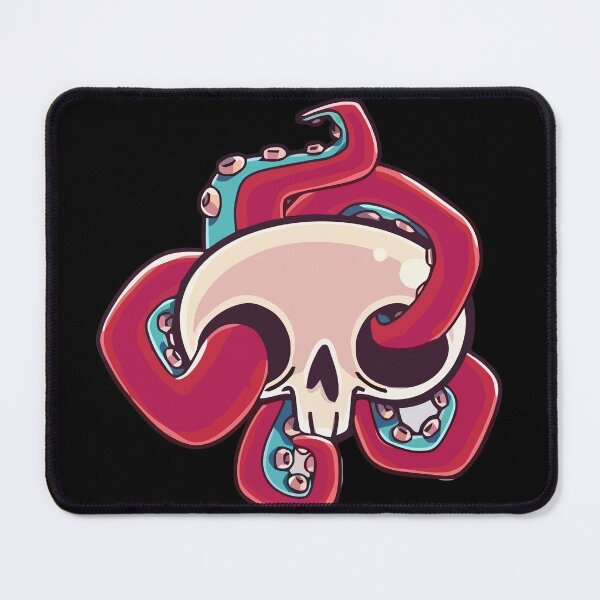 Item preview, Skull with octopus designed and sold by zaher97.