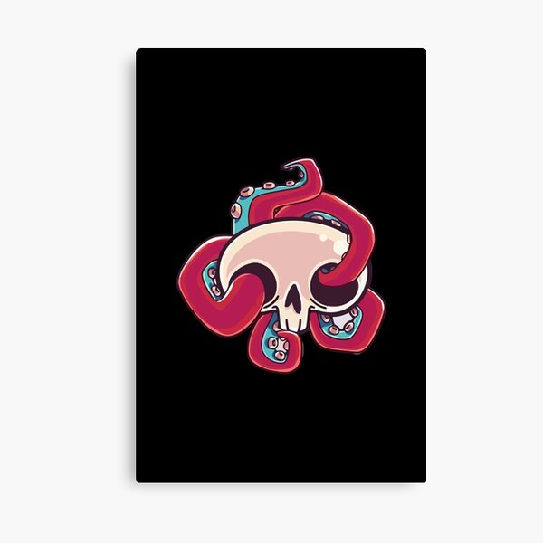 Item preview, Skull with octopus designed and sold by zaher97.