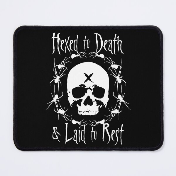 Item preview, Hexed to Death and Laid to Rest with Spiders and Skull designed and sold by SpreadForSatan.