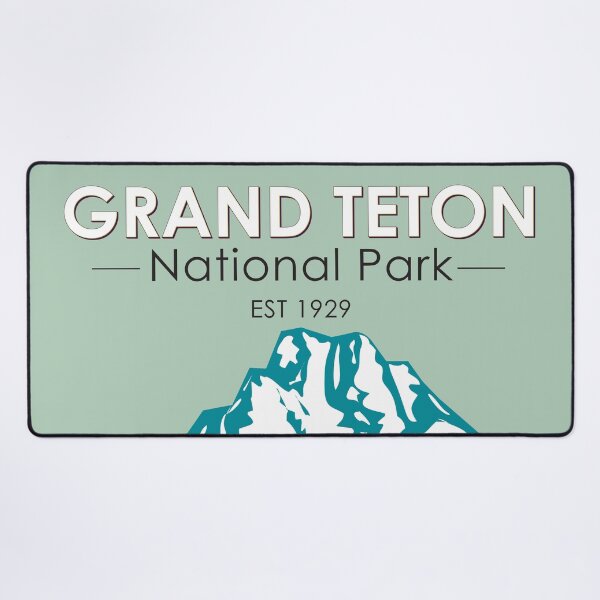 Item preview, Grand Teton Jackson Hole Valley National Park Wyoming Vintage designed and sold by KrisSidDesigns.
