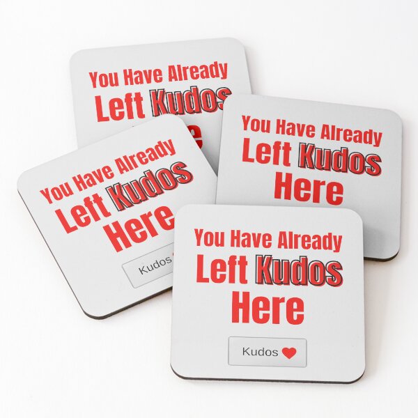 Item preview, You Have Already Left Kudos Here :) - Light Grey designed and sold by EM IONS.