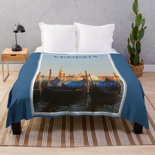 Item preview, Vintage Venezia Travel Advertisement - Retro Venice Enhanced Reproduction designed and sold by molamode.