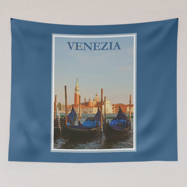 Item preview, Vintage Venezia Travel Advertisement - Retro Venice Enhanced Reproduction designed and sold by molamode.
