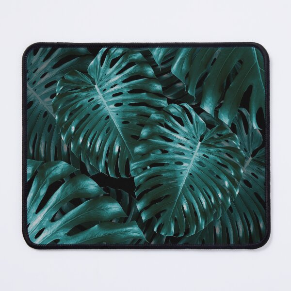 Item preview, Tropical Monstera Jungle Night Leaves Pattern #1 #tropical #decor #art  designed and sold by Anita's & Bella's Art.