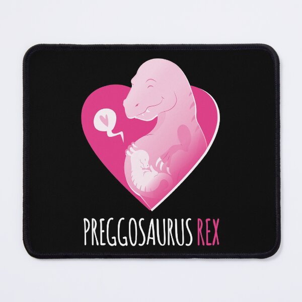 Item preview, Funny Preggosaurus Trex Pregnancy Announcement Dinosaur Preggo designed and sold by Bonehead Creations.