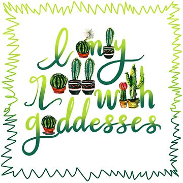 Artwork thumbnail, Boho Goddess Lettering by sincerelyteia