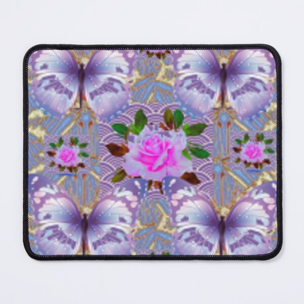 Item preview, PINK GARDEN ROSES ON GREY  ART designed and sold by sharlesart.