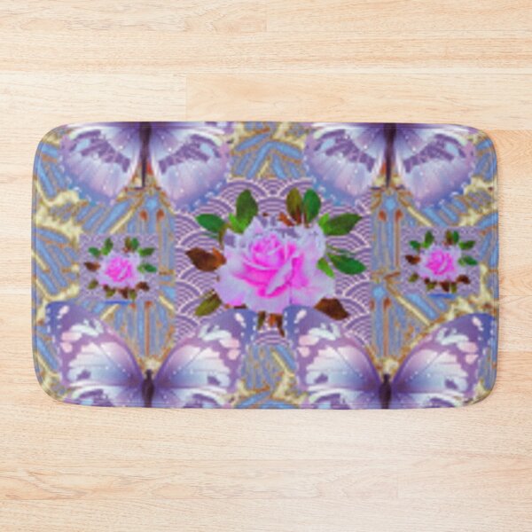 Item preview, PINK GARDEN ROSES ON GREY  ART designed and sold by sharlesart.