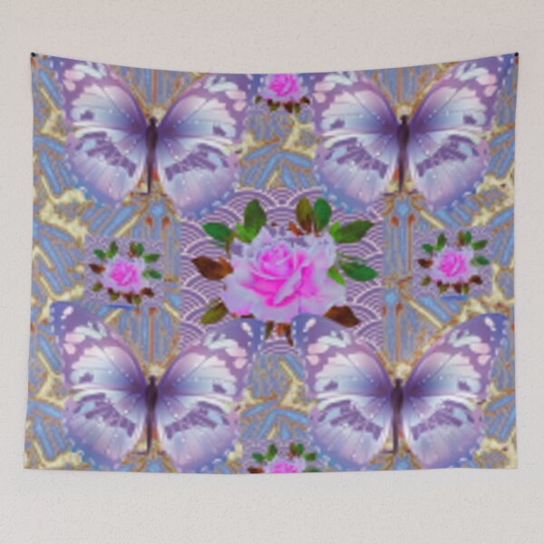 Item preview, PINK GARDEN ROSES ON GREY  ART designed and sold by sharlesart.