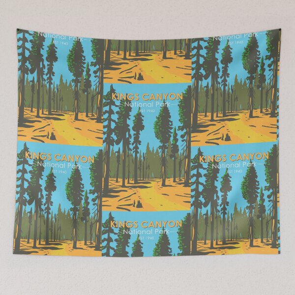 Item preview, Kings Canyon National Park General Grant California Vintage designed and sold by KrisSidDesigns.