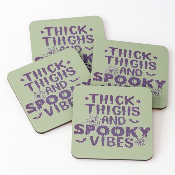 Item preview, Thick Thighs and Spooky Vibes designed and sold by chanat3659.