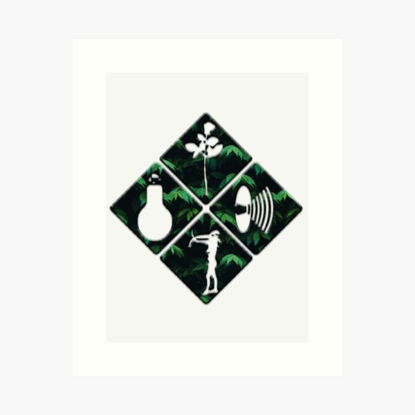 DEPECHE-MODUS - DIE ZEICHEN | Perfektes Geschenk| Depeche-Geschenk Kunstdruck