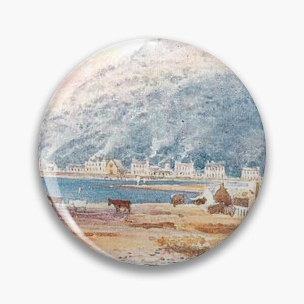 Item preview, Vintage Illustration of Kilchattan Bay, Isle of Bute designed and sold by yourscotland.