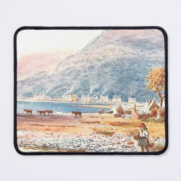 Item preview, Vintage Illustration of Kilchattan Bay, Isle of Bute designed and sold by yourscotland.