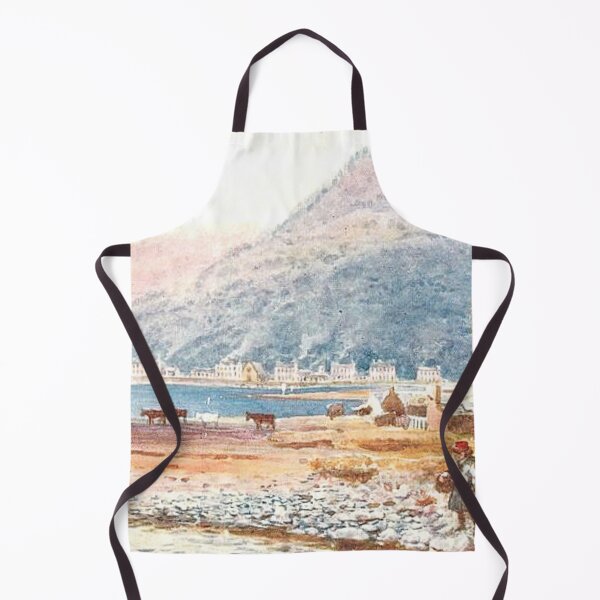 Item preview, Vintage Illustration of Kilchattan Bay, Isle of Bute designed and sold by yourscotland.