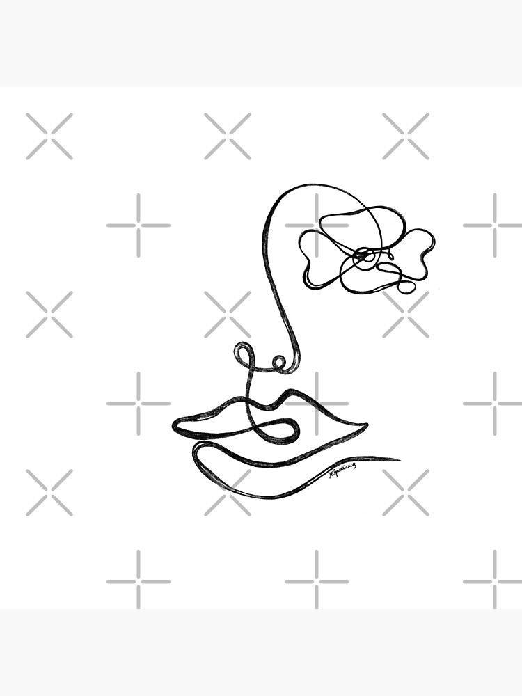 "Flower face " Poster for Sale by Fugenzo Redbubble