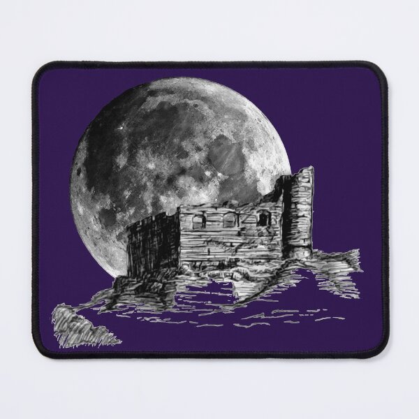 Item preview, Old Stone Castle Ruins in the Moonlight designed and sold by FictiveArt.