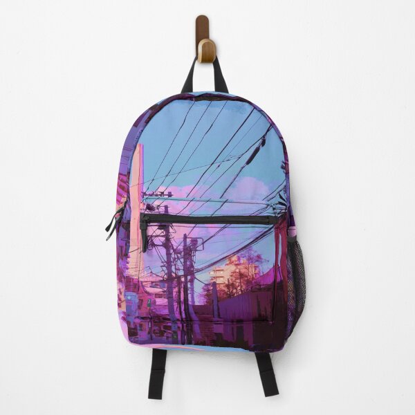 Item preview, Pink and blue anime clouds designed and sold by Oni Kanzen.