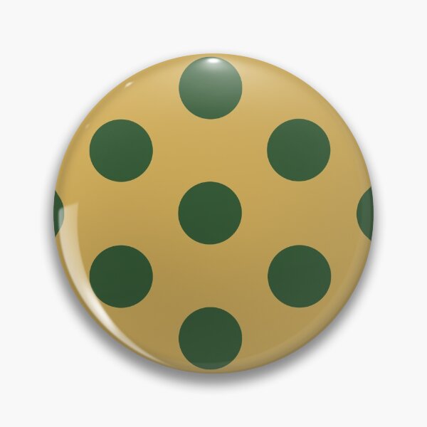 Item preview, Large PINE GREEN and GOLD POLKA DOTS designed and sold by RachelMacht.