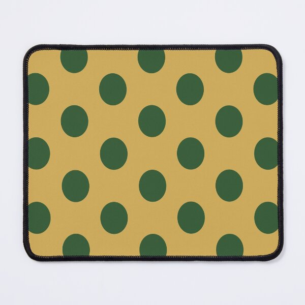 Item preview, Large PINE GREEN and GOLD POLKA DOTS designed and sold by RachelMacht.