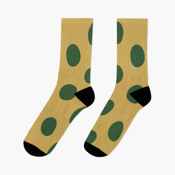 Item preview, Large PINE GREEN and GOLD POLKA DOTS designed and sold by RachelMacht.