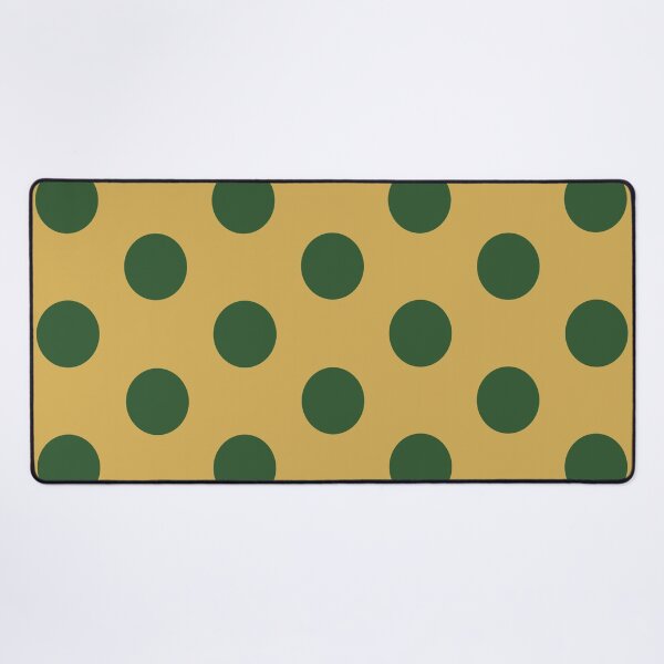 Item preview, Large PINE GREEN and GOLD POLKA DOTS designed and sold by RachelMacht.