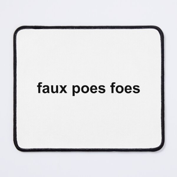 Item preview, faux poes foes designed and sold by quoteedesigns.