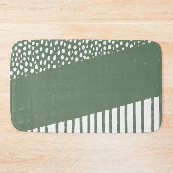 Item preview, Polka Dots and Stripes Pattern (sage green/white) designed and sold by Design Minds Boutique.