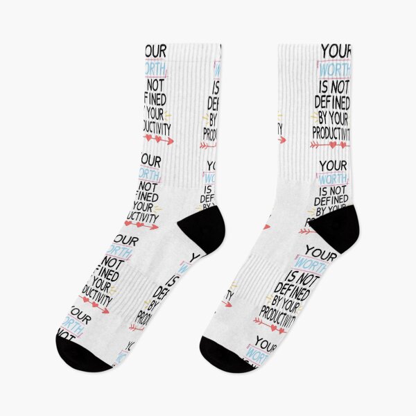 Item preview, Your worth is not defined by your productivity, Inspirational motivational, Funny inspirational  designed and sold by JustGift.