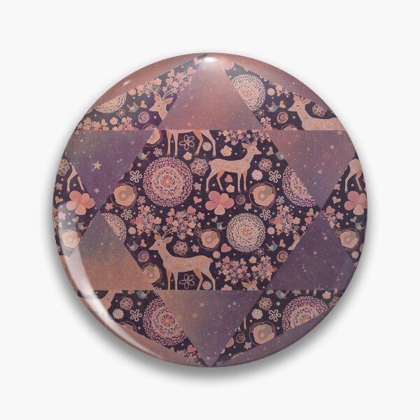 Item preview, Deer, Stars and Flowers designed and sold by Lisa Marie Mercer.