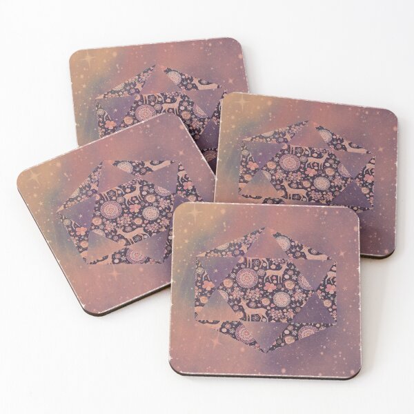 Item preview, Deer, Stars and Flowers designed and sold by Lisa Marie Mercer.
