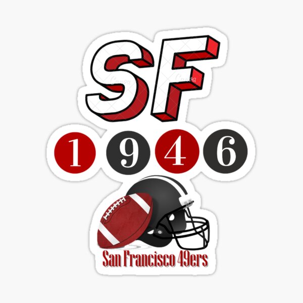 49ers hydro flask stickers