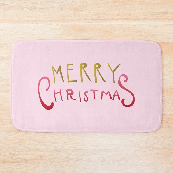 Item preview, Gold And Pink Christmas Greeting designed and sold by hojhojart.
