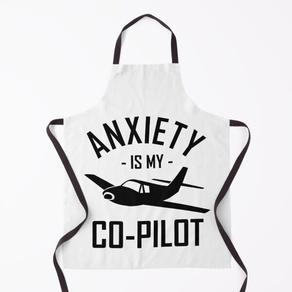 Item preview, Anxiety Is My Co-Pilot designed and sold by SpaceBandidos.