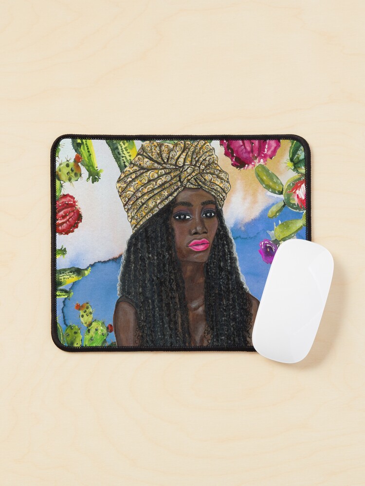 Thumbnail 1 of 5, Mouse Pad, Boho Goddess designed and sold by sincerelyteia.