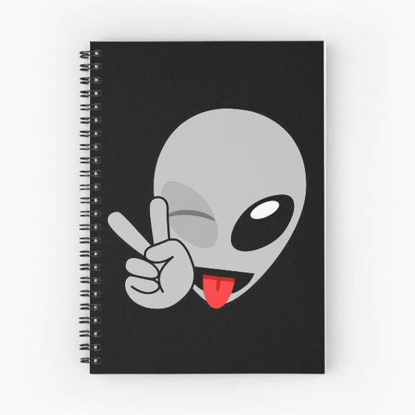 Item preview, Alien Wink Peace Tongue Emoji designed and sold by SpaceAlienTees.