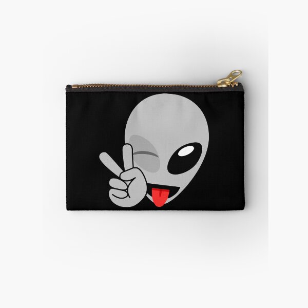 Item preview, Alien Wink Peace Tongue Emoji designed and sold by SpaceAlienTees.