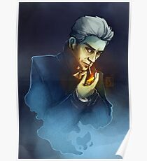 Ghostly Smoking Poster
