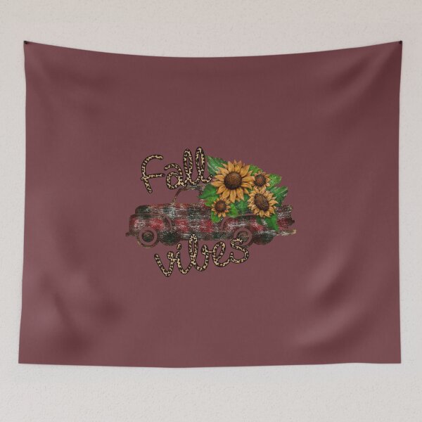 Item preview, Fall Vibes Vintage Pickup Truck Sunflowers | Cherie's Art(c)2021 designed and sold by CheriesArt.