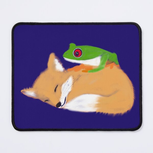 Artikelvorschau, Fuchs und Laubfrosch entworfen und verkauft von QuirkyCraftz.