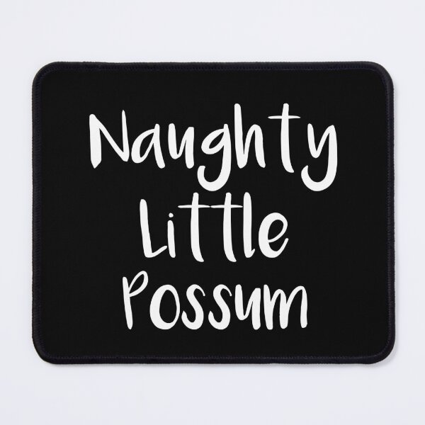 Item preview, Naughty Little Possum (Black) designed and sold by quoteedesigns.