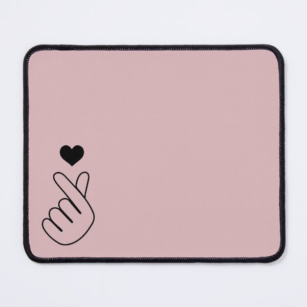 Item preview, KPOP Finger Heart Symbol - Pastel Pink designed and sold by thelustrous.