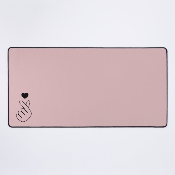 Item preview, KPOP Finger Heart Symbol - Pastel Pink designed and sold by thelustrous.