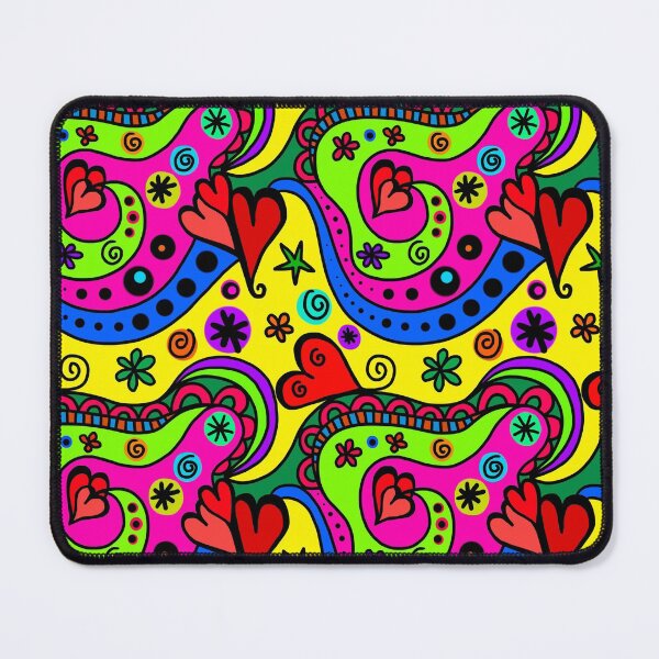 Item preview, Abstract And Colorful Hearts Pattern designed and sold by CBNetwork.