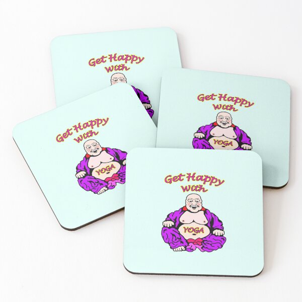 Item preview, Get Happy With Yoga  designed and sold by Jozef Bloks.