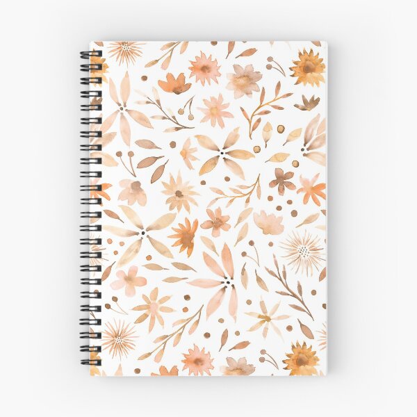 Item preview, Vintage Gold Watercolor Floral designed and sold by Marie Funseth.