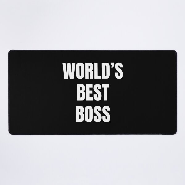 Item preview, World's Best Boss (Black) designed and sold by quoteedesigns.