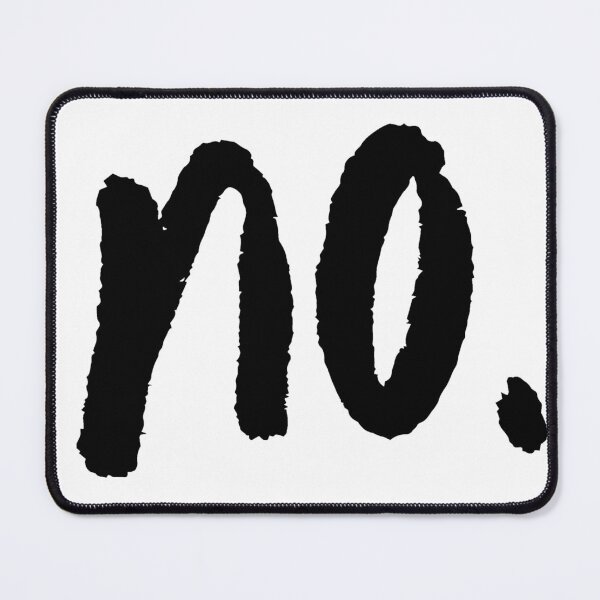 Item preview, Simple, One Word 'No.' Design designed and sold by CBNetwork.