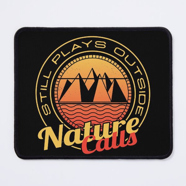Item preview, Nature Calls Still Plays Outside Summer Funny Outdoors designed and sold by TKsTees.